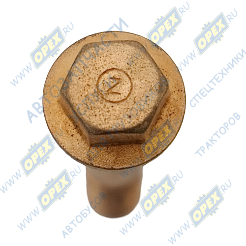 612630110958 Болт DIN6921 М10х65х1,5 Р=30 К=13 фланцевый, каленый, выпускного коллектора ГАЗ,ПАЗ,Камаз (дв.Cummins ISBe,ISF3.8,ISLe) Weichai Power1